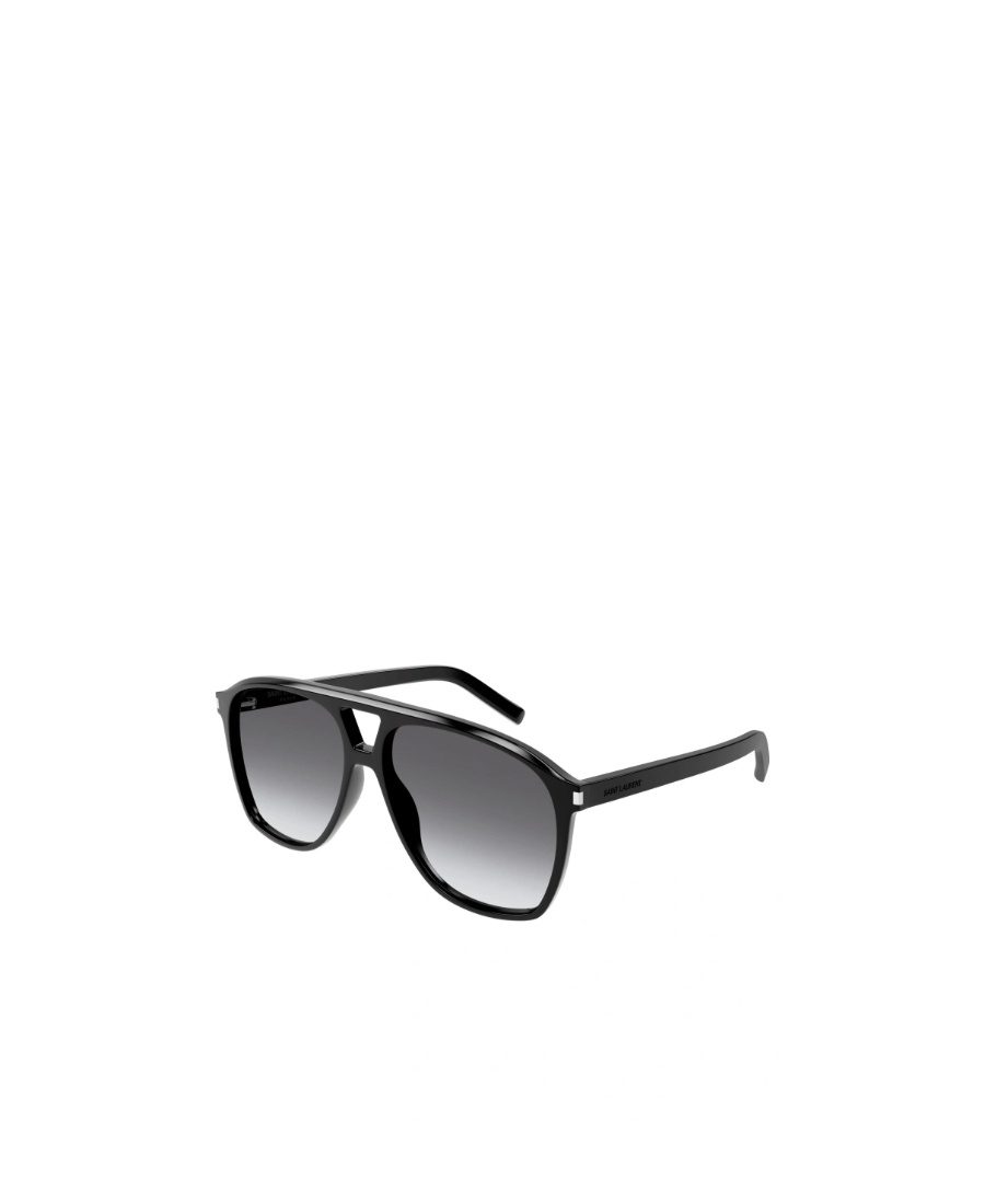 Saint Laurent Oversized Pilot-frame Sunglasses In Black