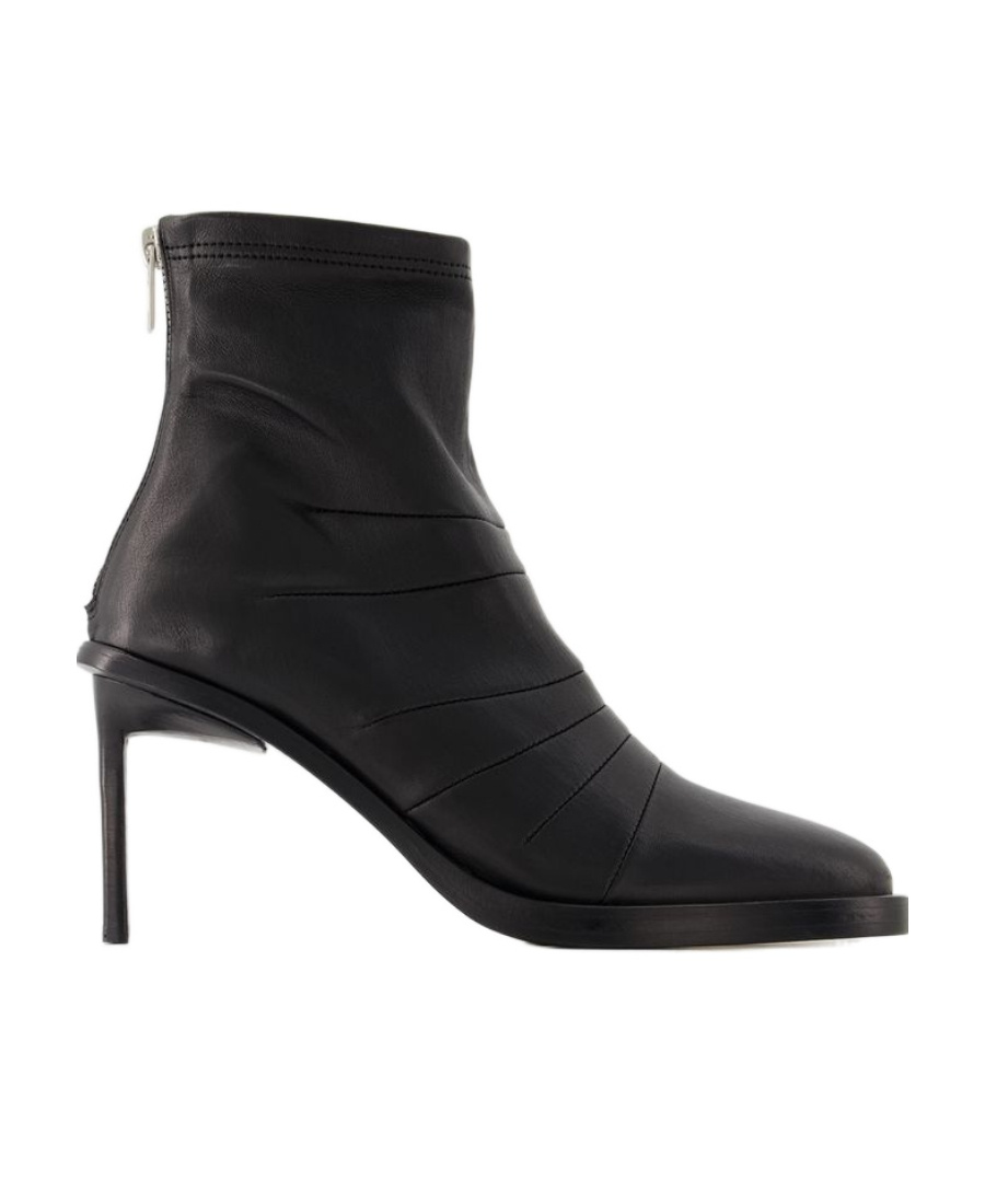 Ann Demeulemeester Hedy Ankle Boots - Leather - Black In Black