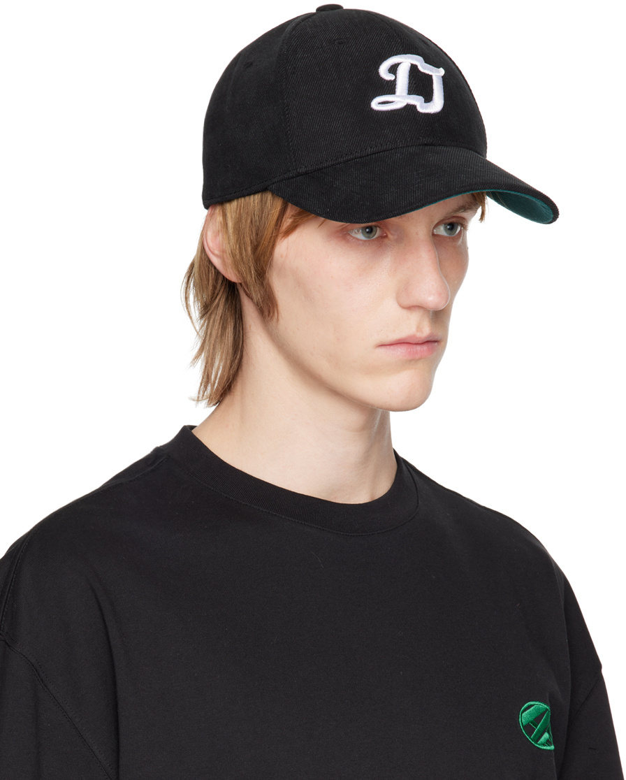 Ader Error Logo Baseball Cap In Black