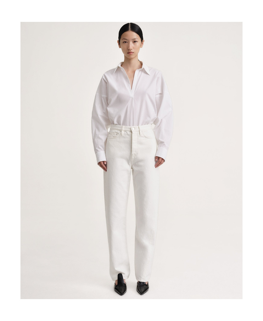 TOTÊME TOTME HIGH-WAISTED STRAIGHT LEG JEANS