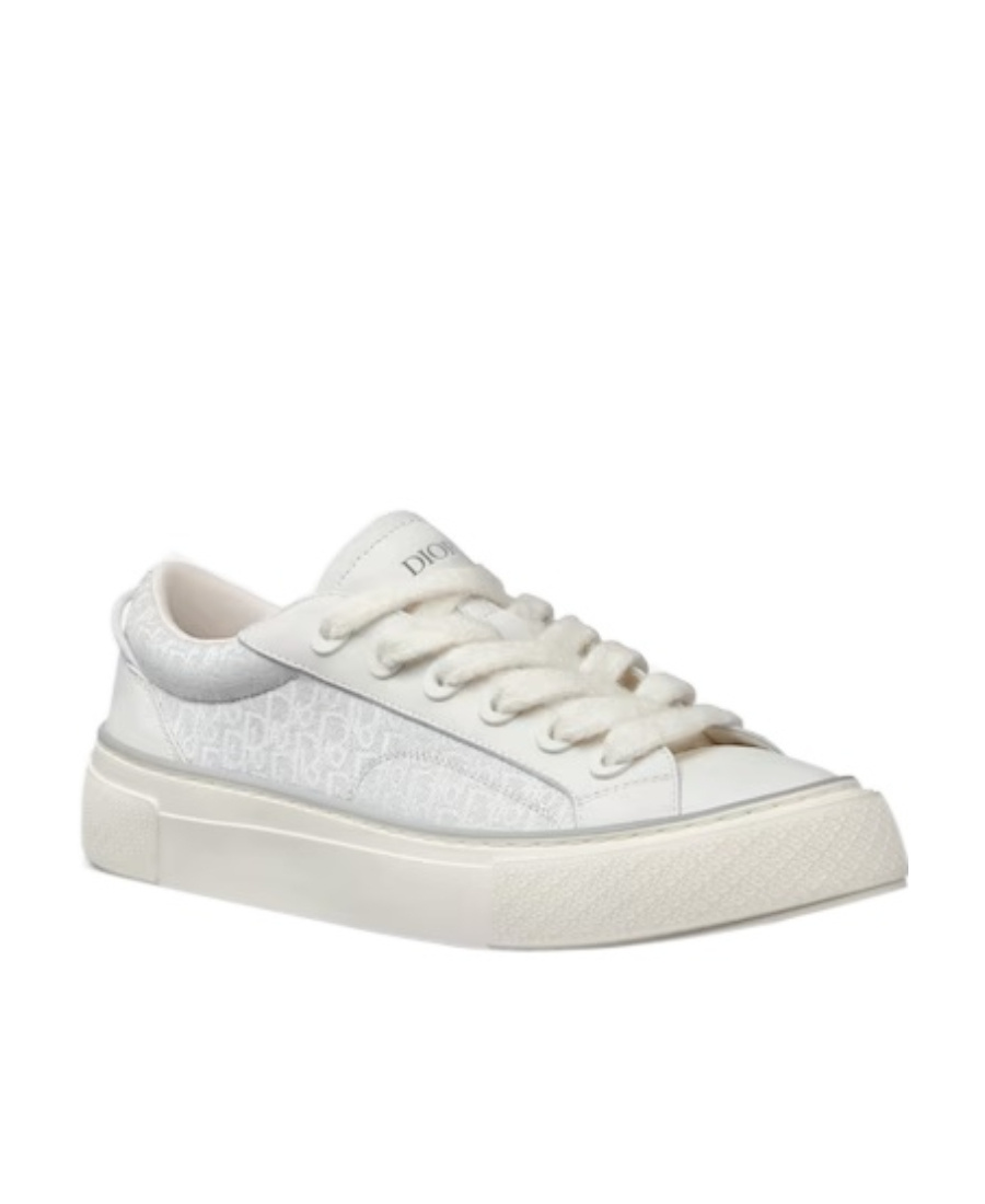 DIOR B33 LOW-CUT SKATE SHOES WITH LOGO LACE 