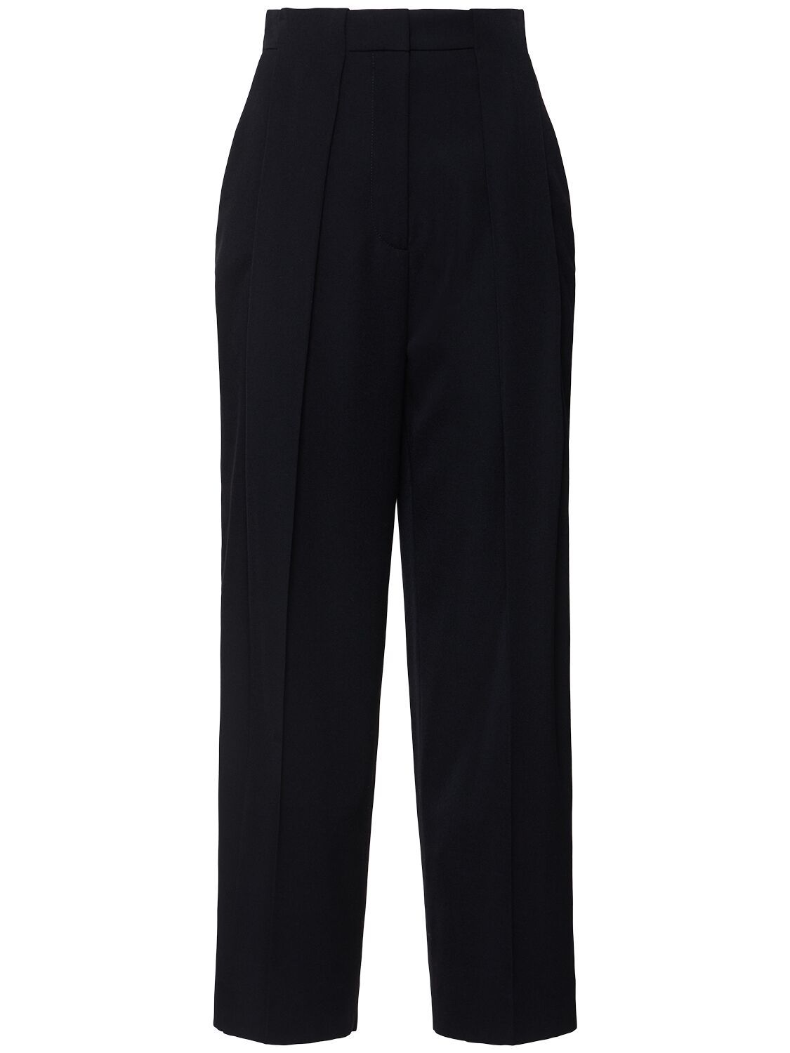 BALMAIN BELT-LOOP CASUAL PANTS 