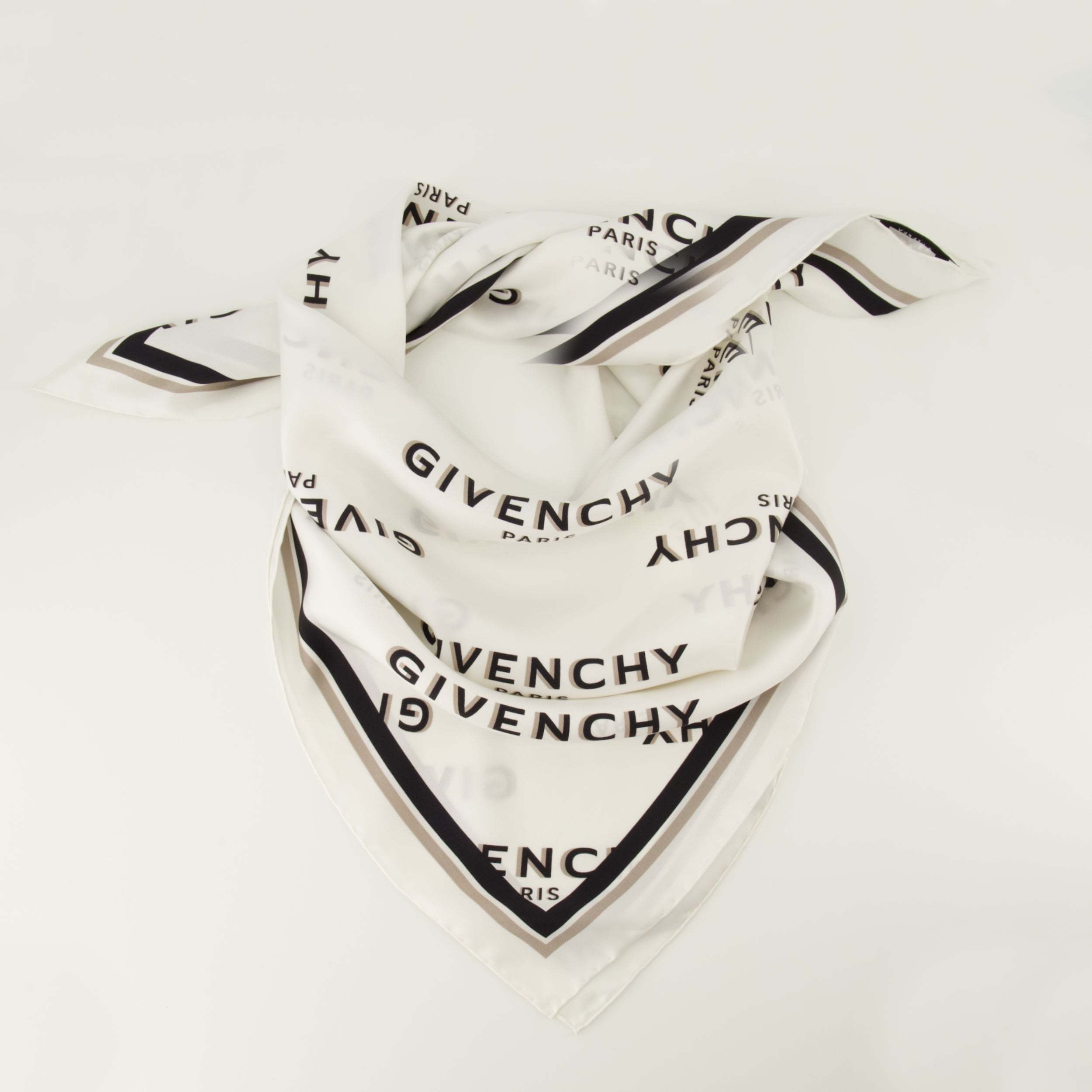 Givenchy Shadow Logo-printed Scarf In Multi