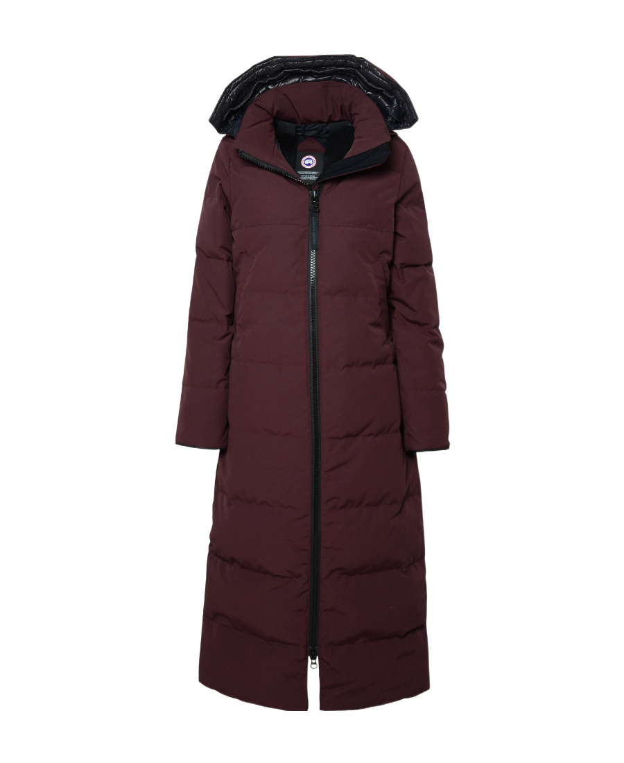 Canada Goose Mystique Padded Maxi Coat In Black