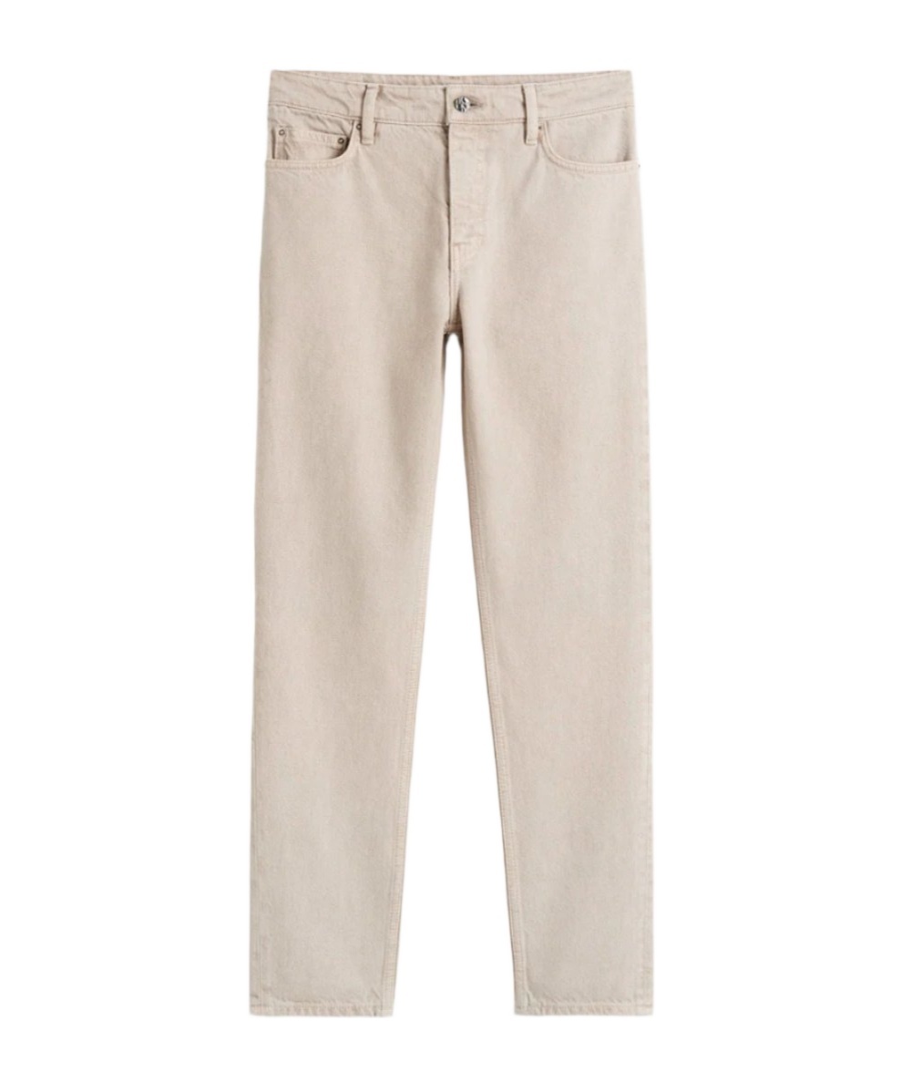 Totême Low-taper Jeans In Nude