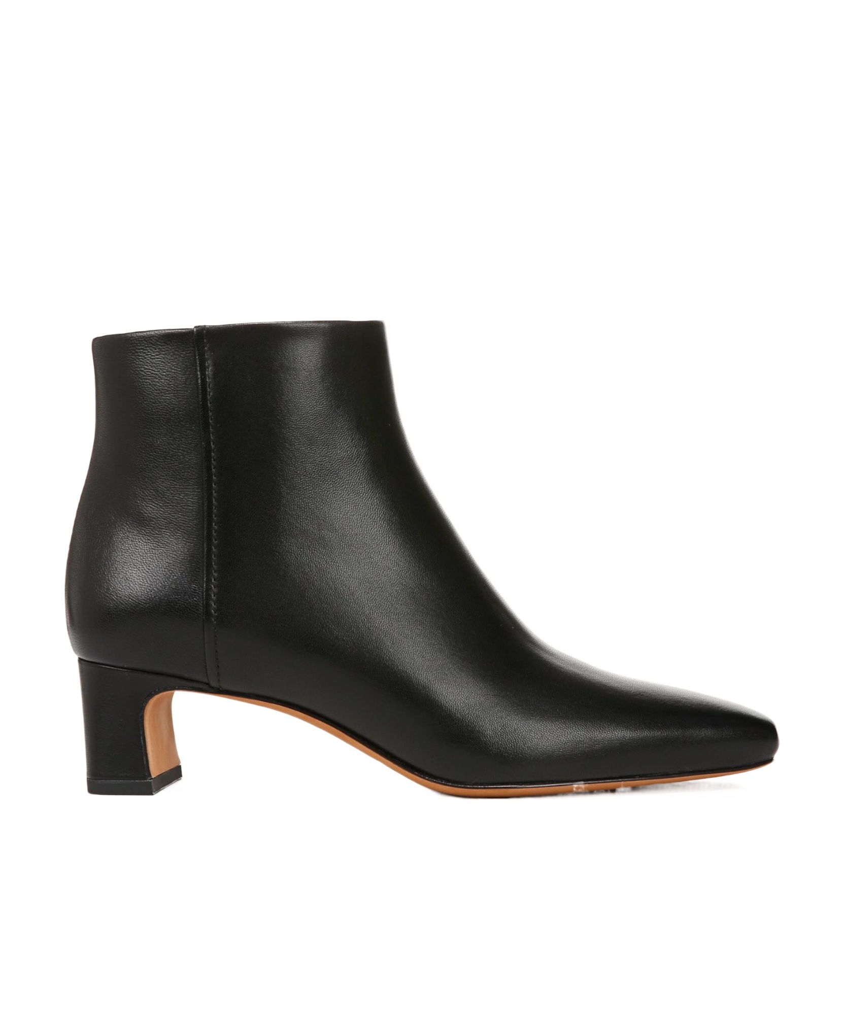 VINCE ZIPPERED SHORT BOOTS