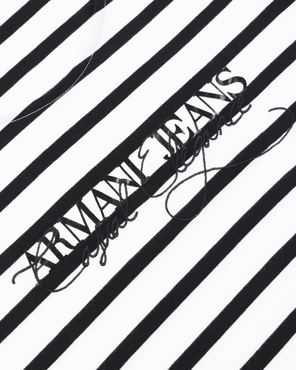 ARMANI JEANS STRIPED PRINTED T-SHIRT
