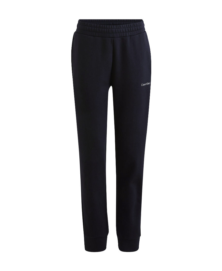 Calvin Klein High-rise Straight-leg Trousers In Black