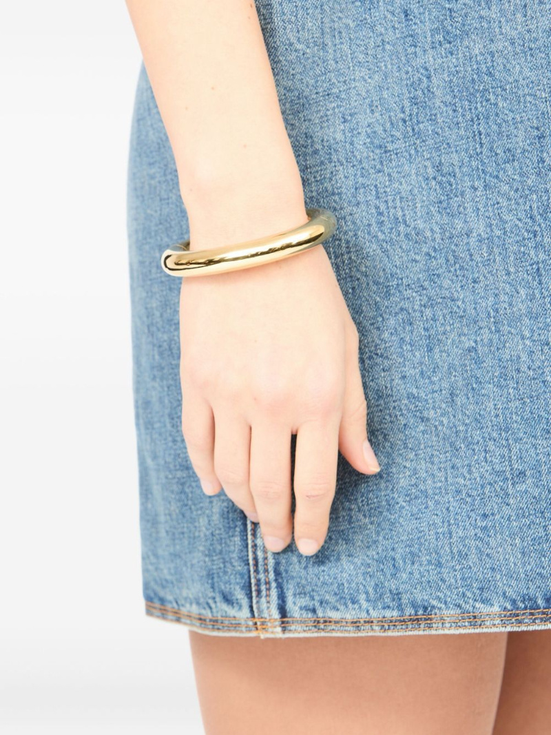 Mm6 Maison Margiela Polished 'number' Bracelet In Gold