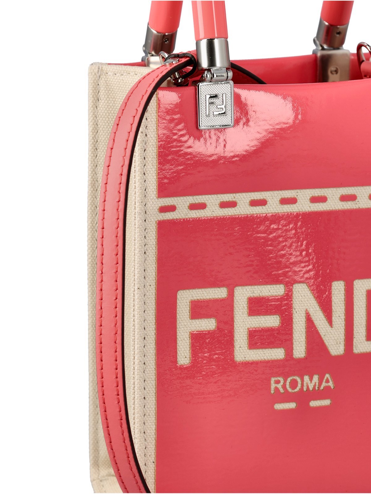 FENDI LOGO-PRINT SHOULDER BAG