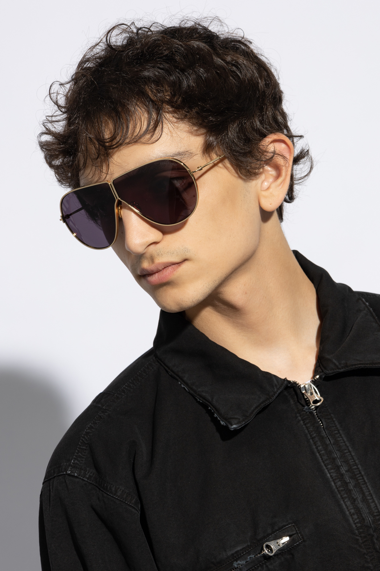 Tom Ford Oversized-frame Sunglasses In Gray