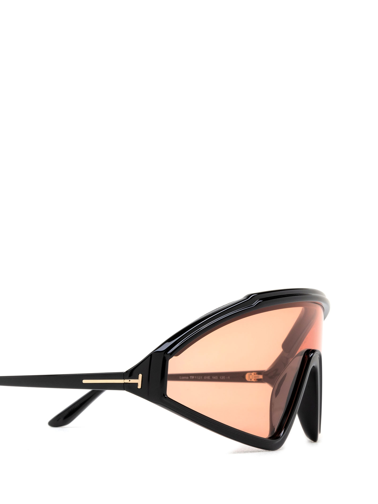 Tom Ford Eyewear Lorna Shield Frame Sunglasses In Nude