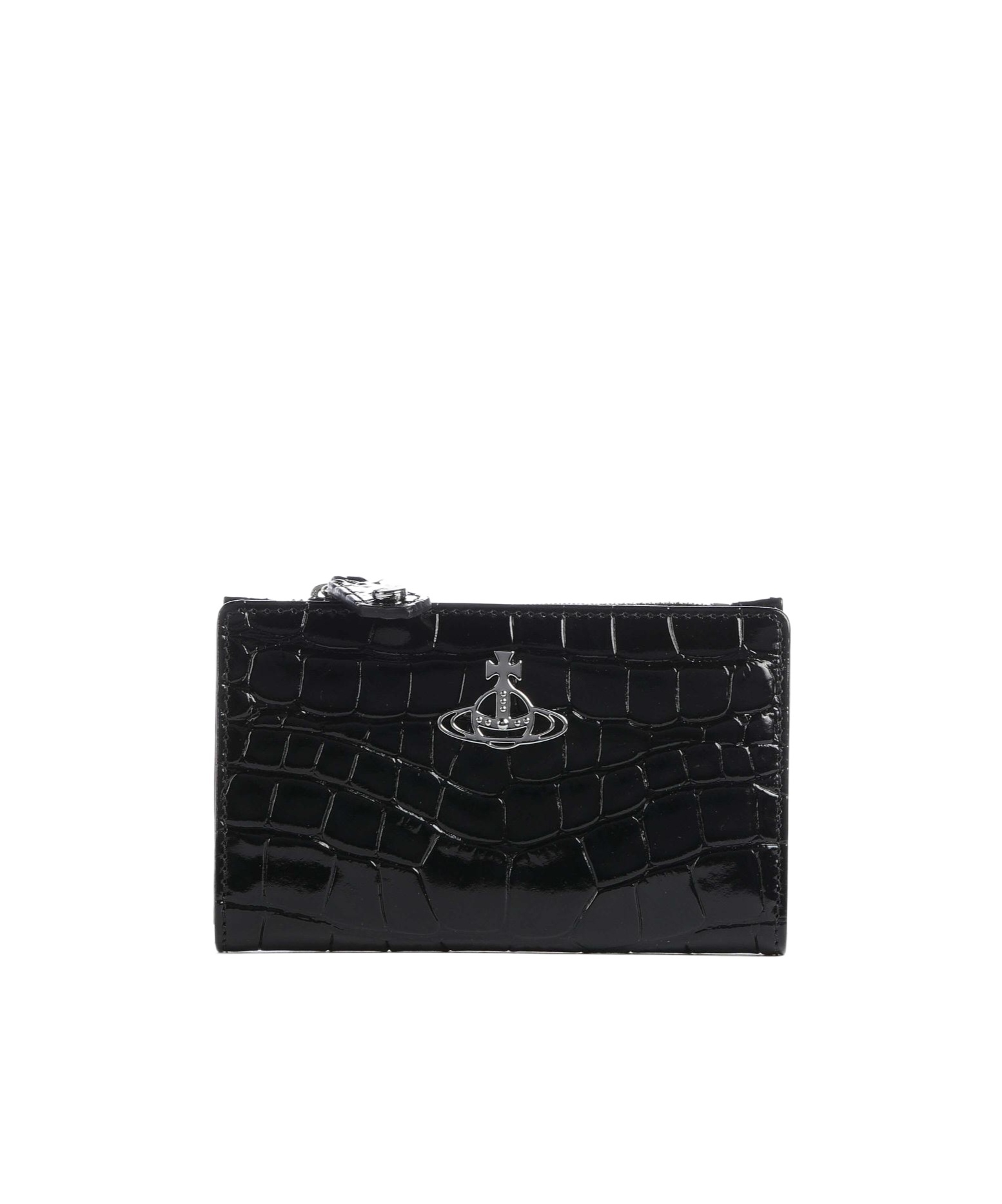 Vivienne Westwood Embossed Wallet In Black