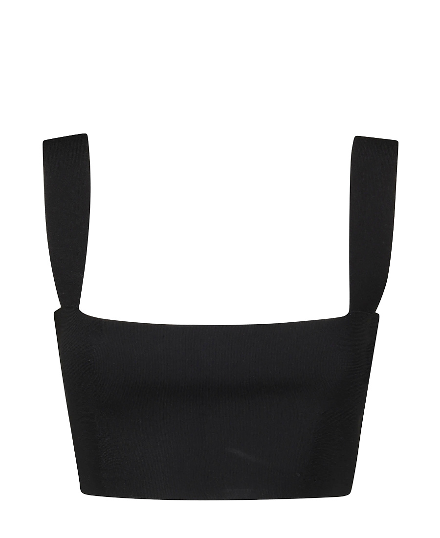 VICTORIA BECKHAM SQUARE COLLAR SHORT VEST