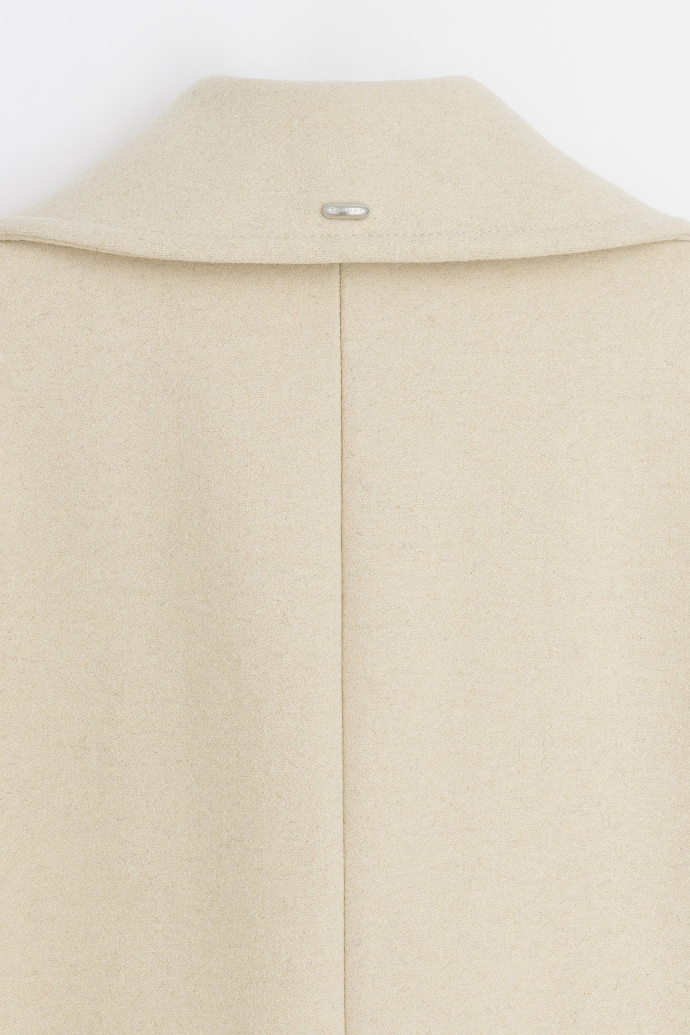 Shop Our Legacy Double-breasted Coat In Nude