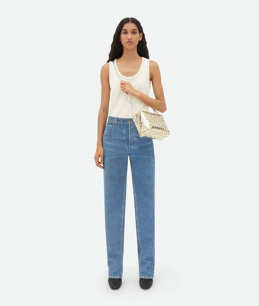 Bottega Veneta Small Loop Camera Shoulder Bag In White