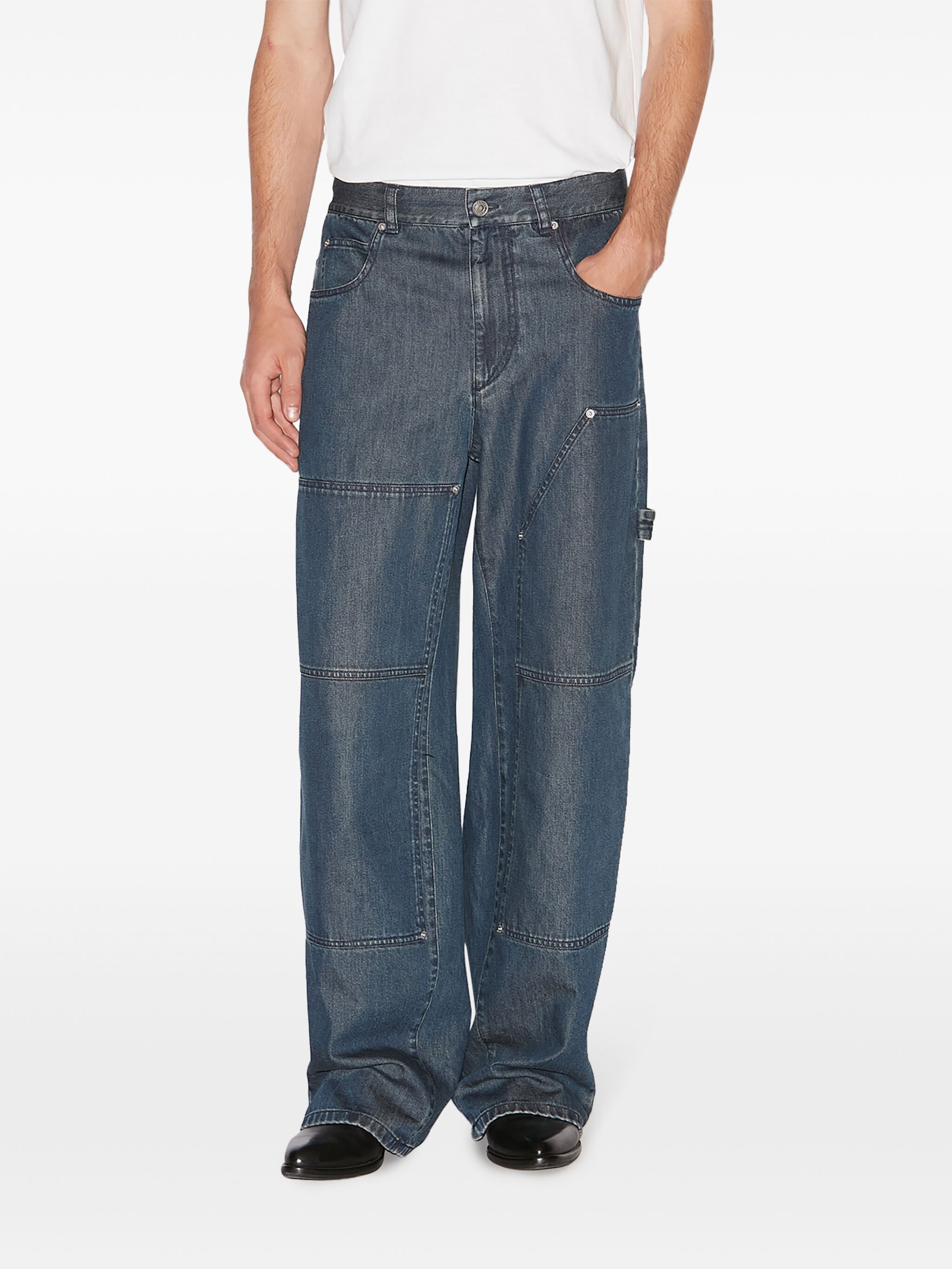 Isabel Marant Belt-loop Jeans In Gray