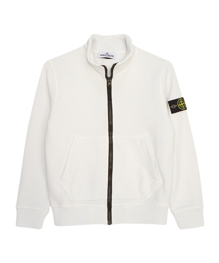 Stone Island Long Sleeved Jacket In Nude
