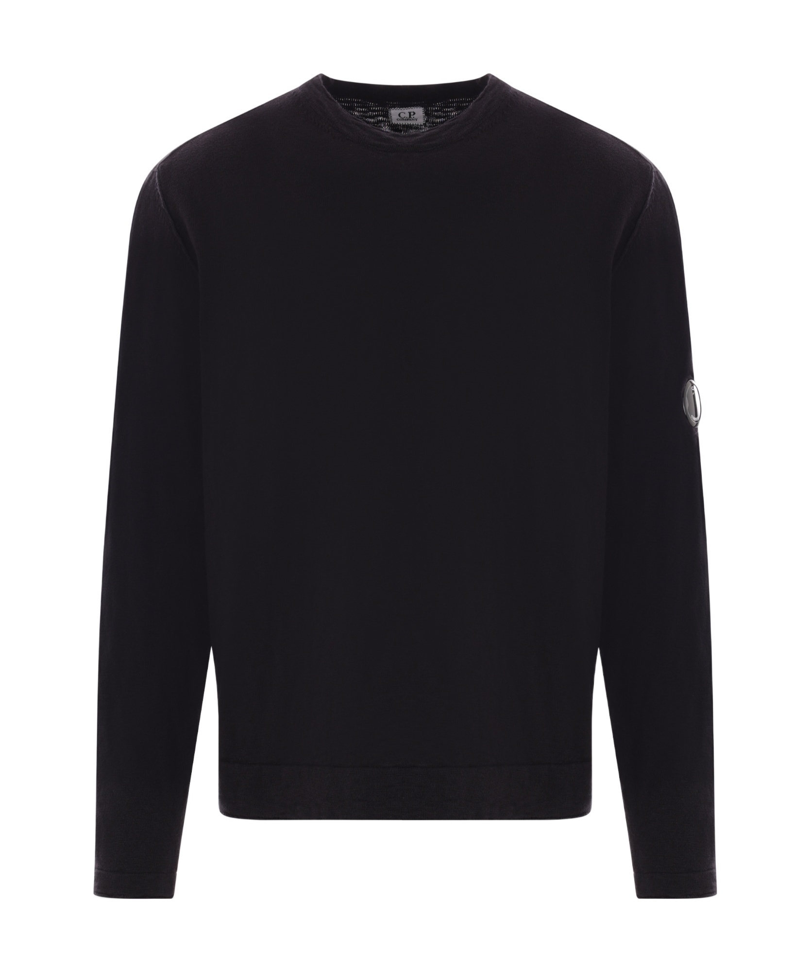 C.p. Company Cotton Crewneck Sweatshirt In Black