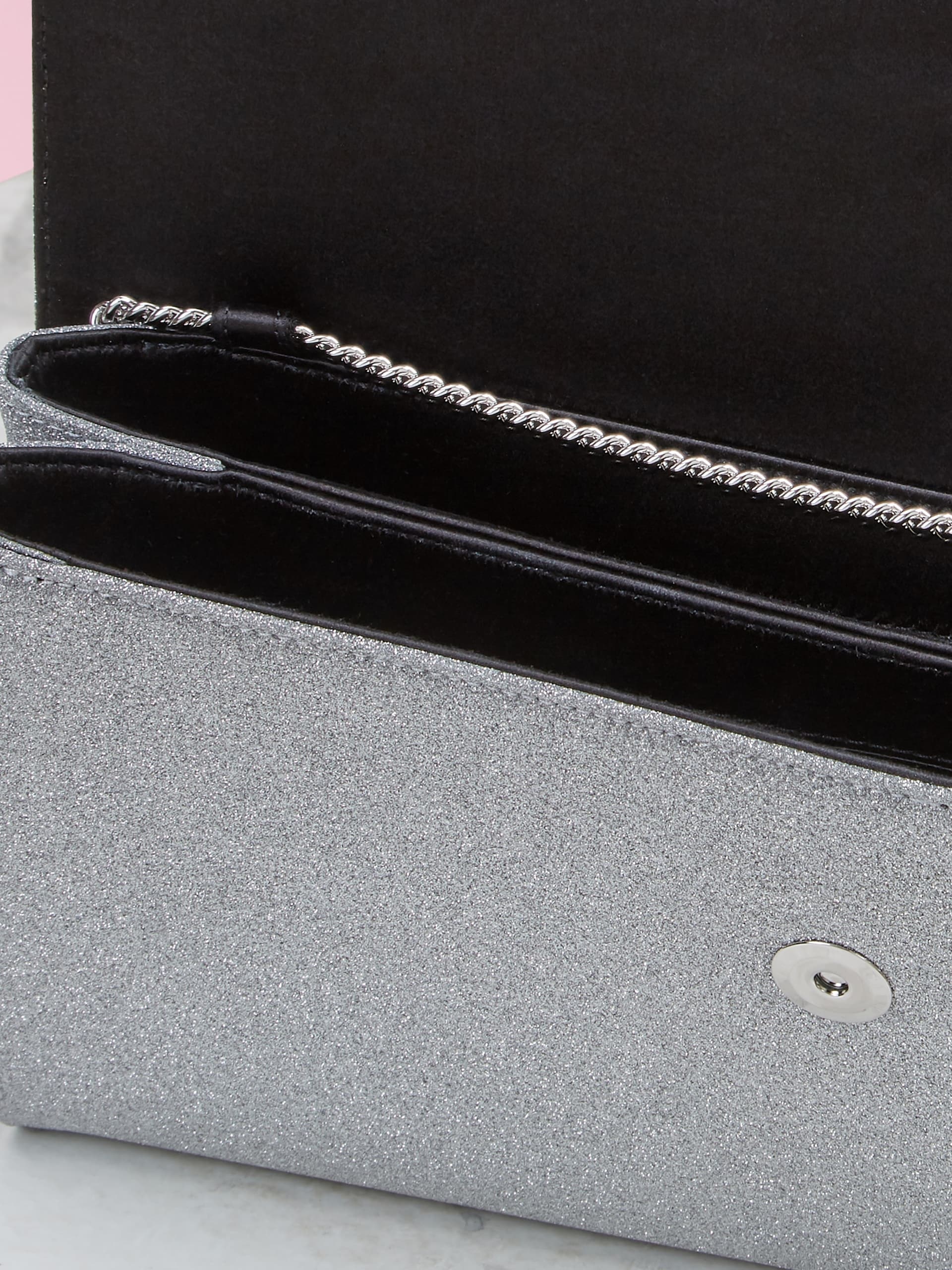 Roger Vivier Woman Handbag Silver Size - Polyester, Metal In White