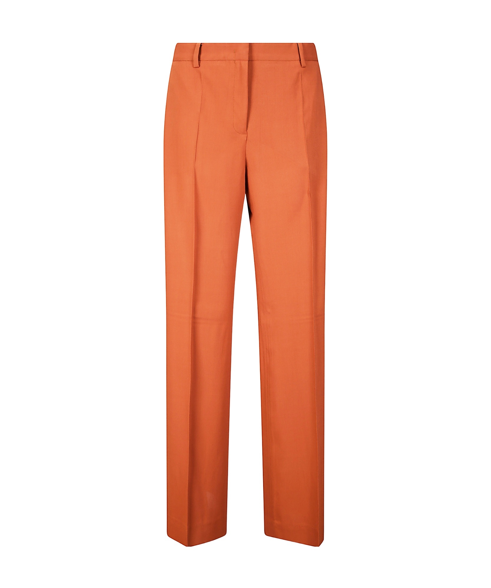 Alberto Biani Belt Loops Slacks In Orange