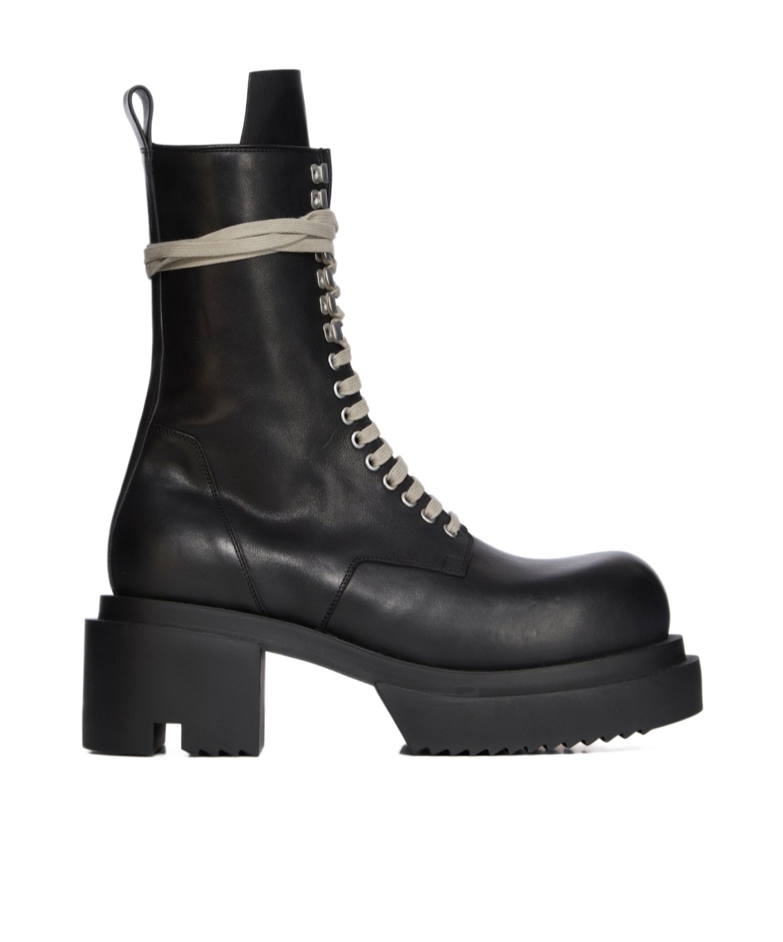 Rick Owens Lace-up Boots In Black