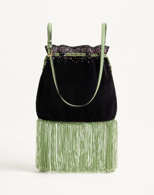 Valentino Logo Shoulder Bag In Multi