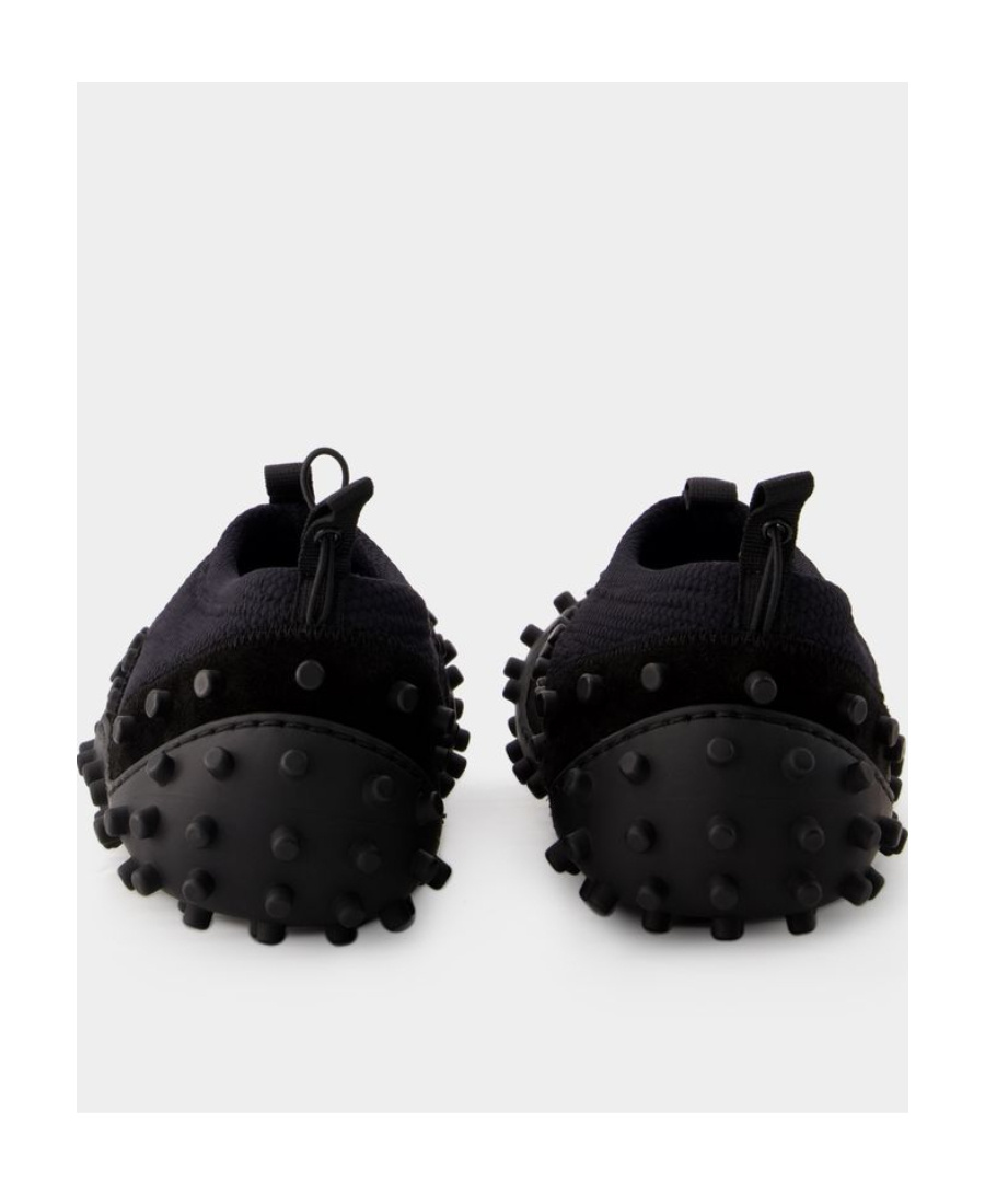 Sunnei Studded Slip-on Sneakers In Black