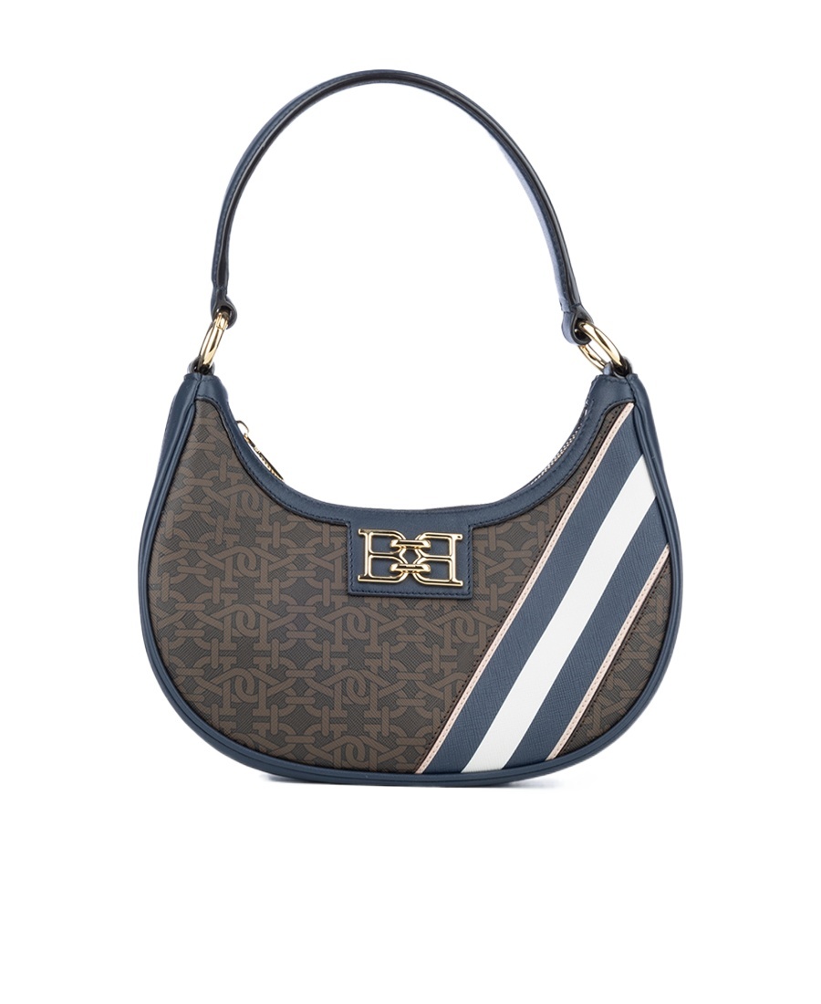 Bally Crossbody Bags With Striped Pattern And Top Handle In Black
