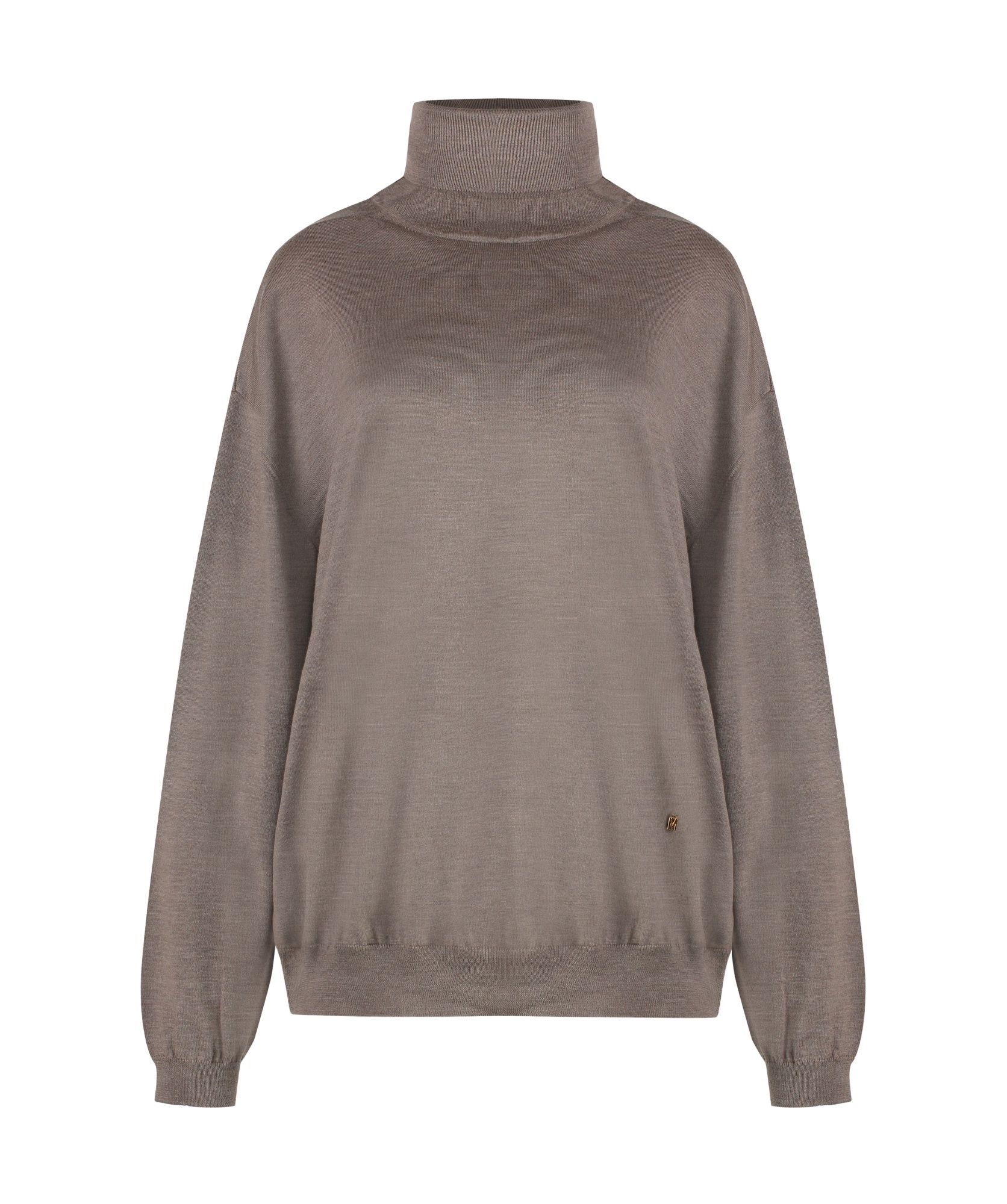 Moschino High-neck Sweater In Gray