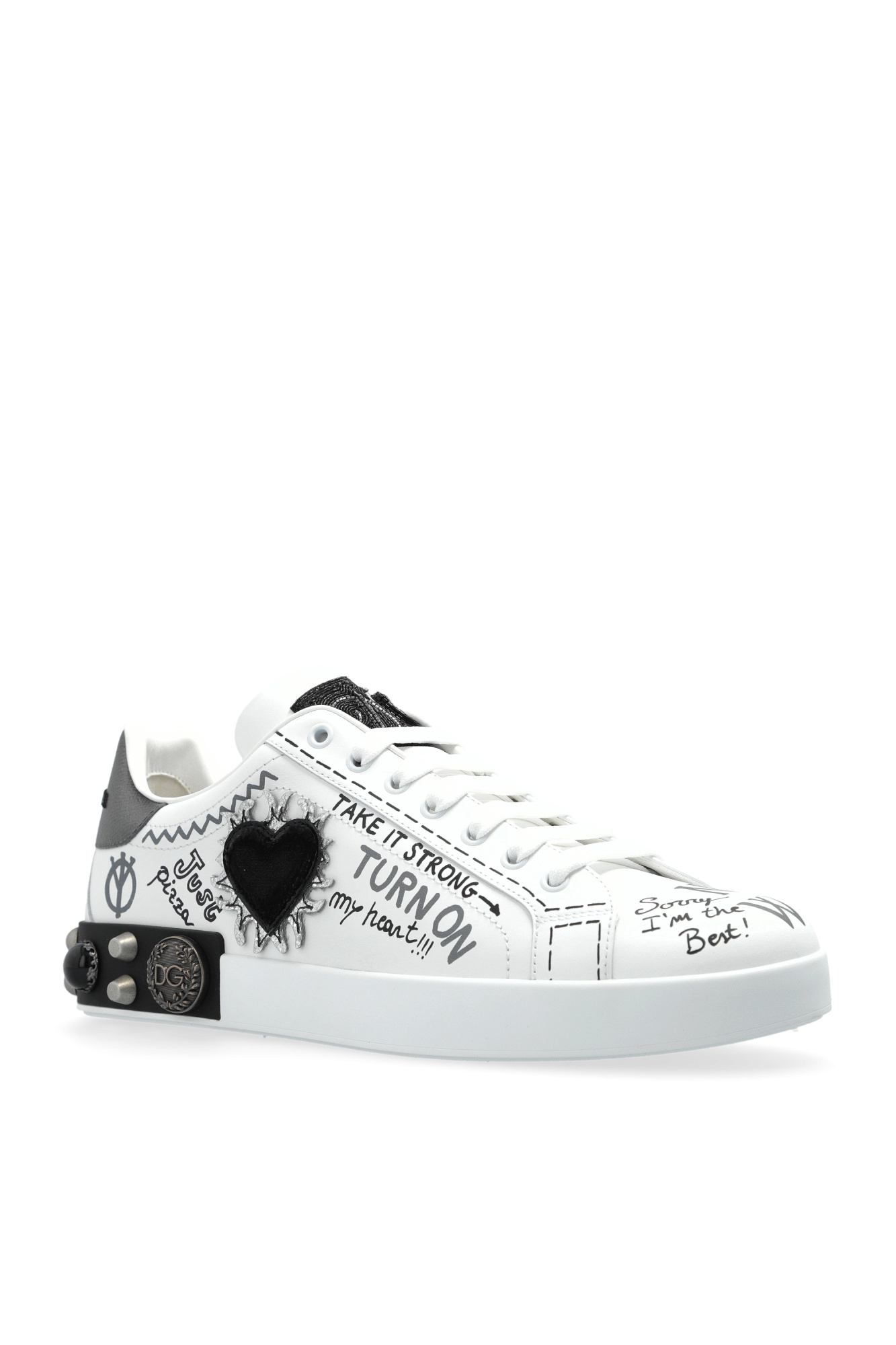Dolce & Gabbana Portofino Calfskin Sneakers
