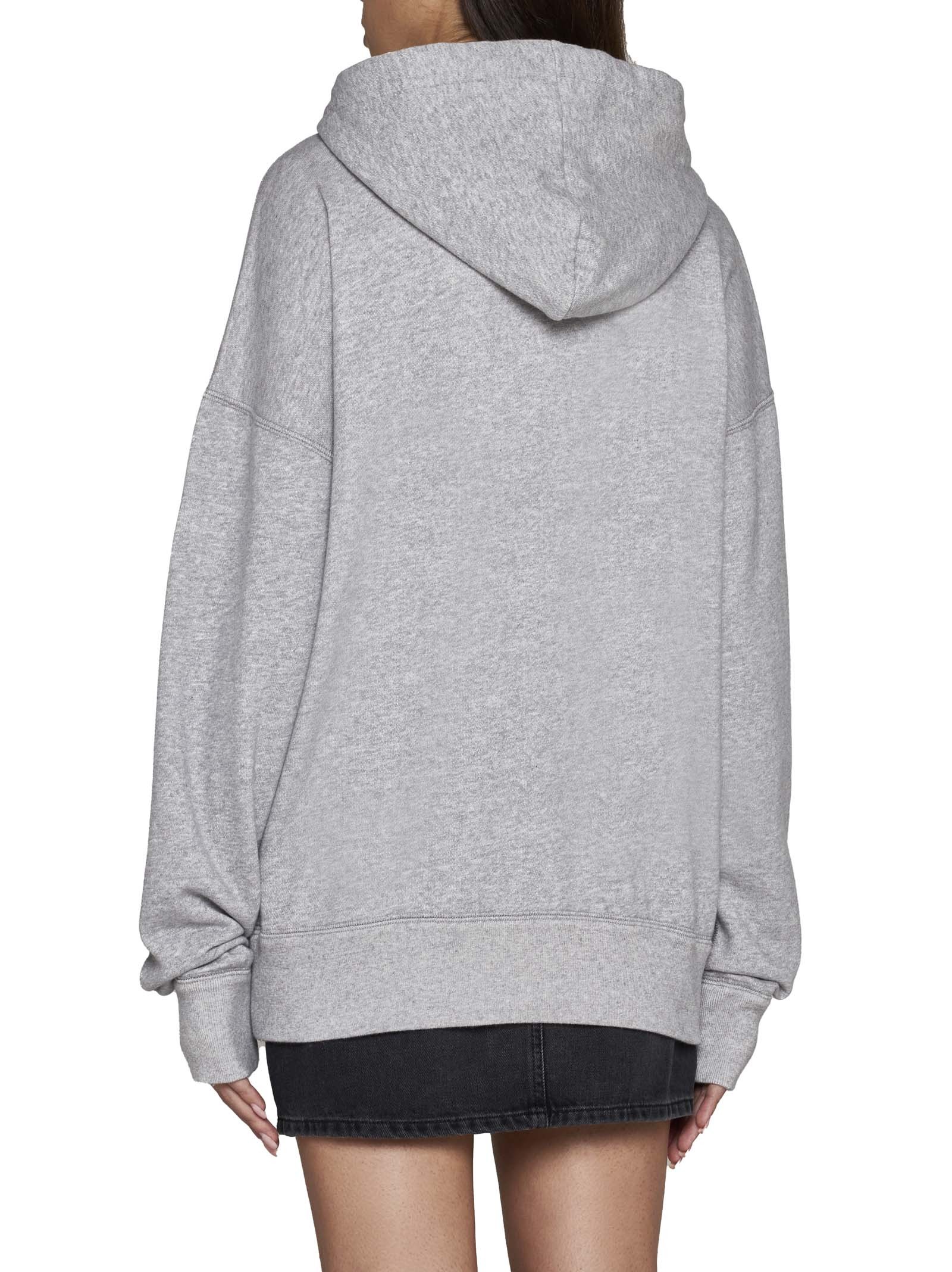 ISABEL MARANT ÉTOILE ISABEL MARANT ÉTOILE MANSEL LOGO PRINTED DRAWSTRING HOODIE