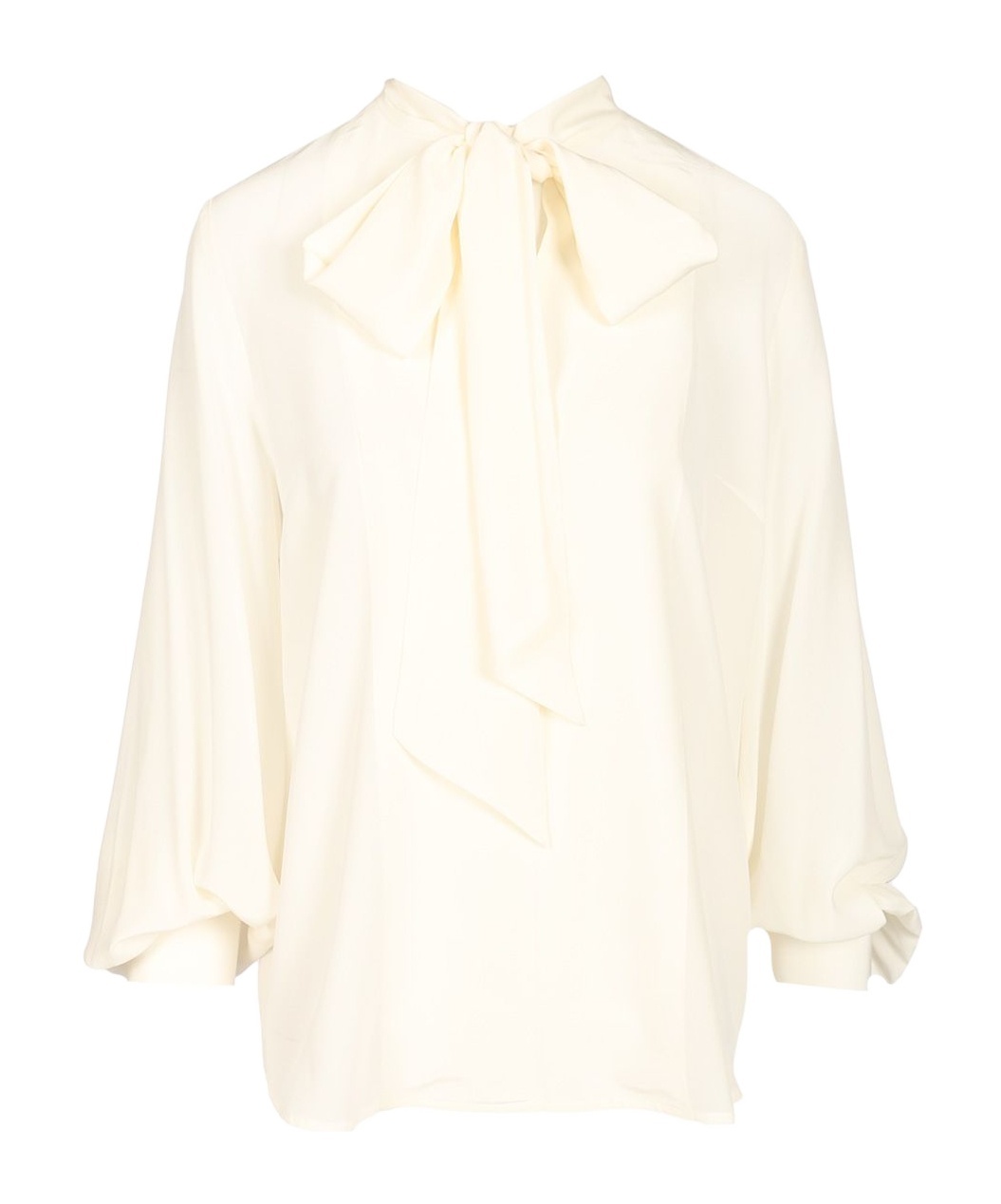 P.a.r.o.s.h Blusa Con Maniche A Sbuffo Shirts Beige In White