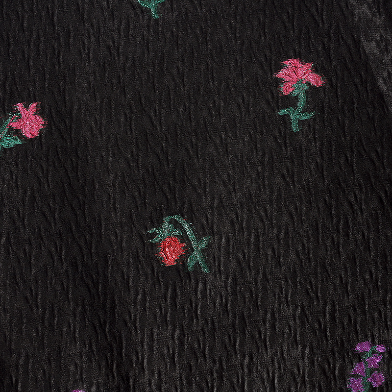 Red Valentino Translucent Bow-tie Blouse In Black