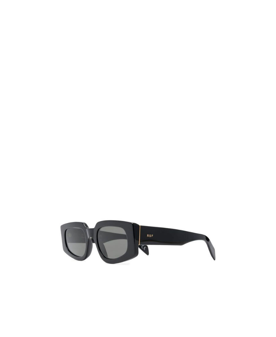 Retrosuperfuture Sculpted-design Sunglasses In Black