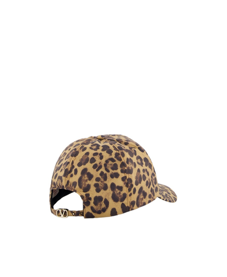 Valentino Patterned Hat In Brown