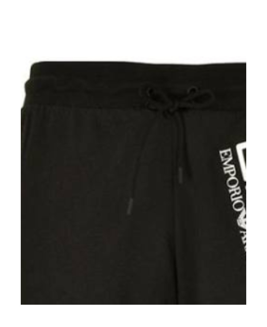 Ea7 Logo Shorts In Black