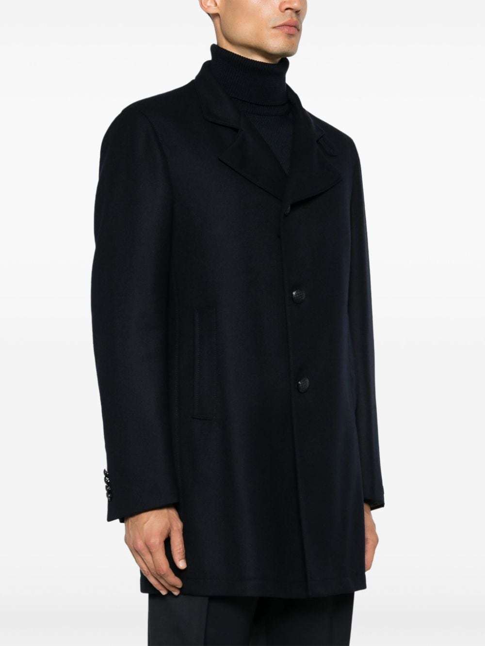 Shop Tagliatore Gordon Coat In Black