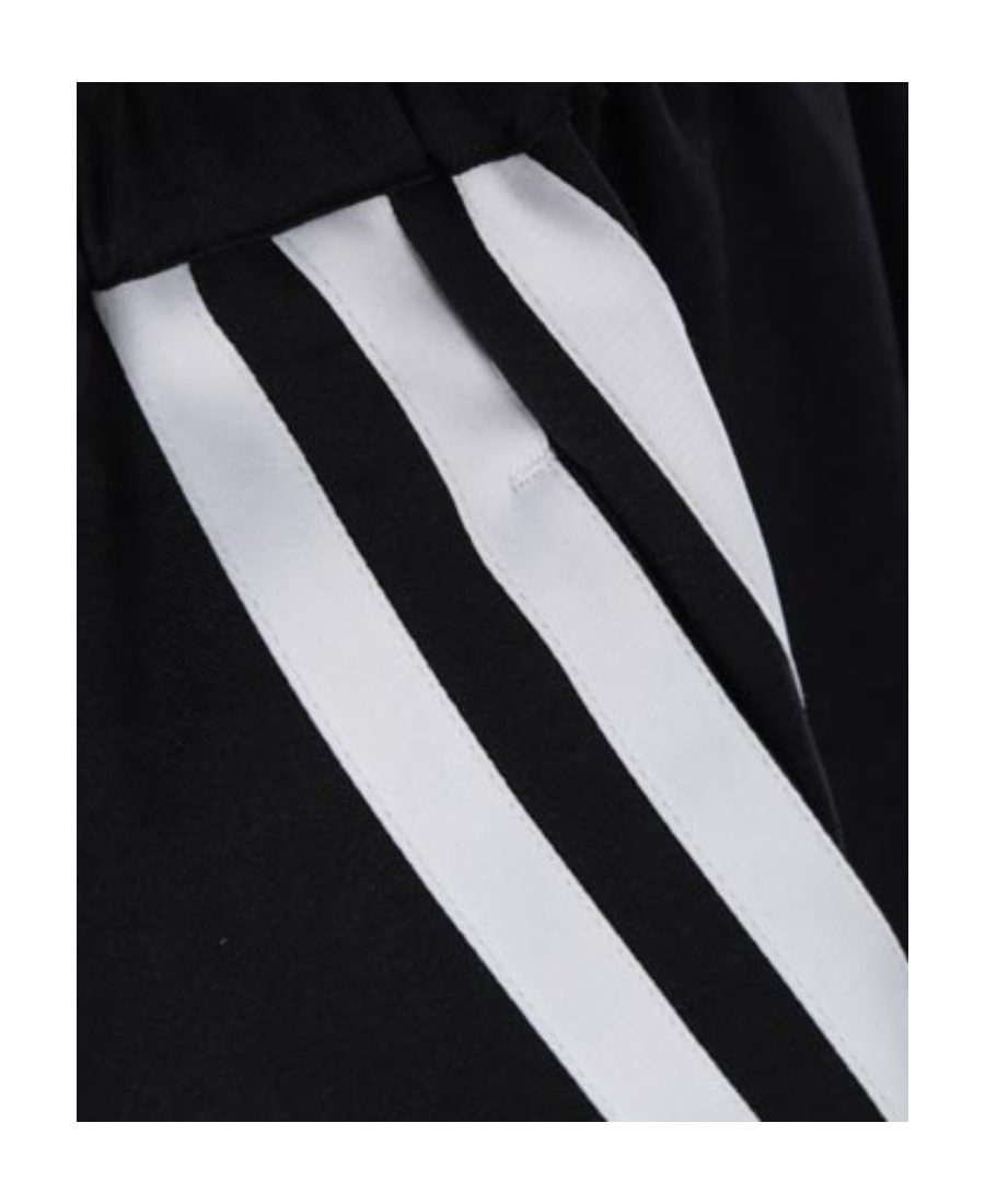 Shop Y-3 Side Stripe Track Shorts In Black