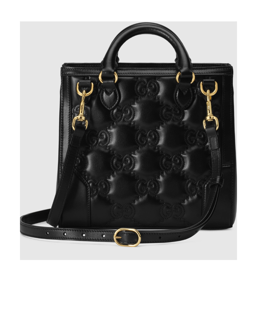 Gucci Gg Logo-embossed Mini Tote Bag In Black