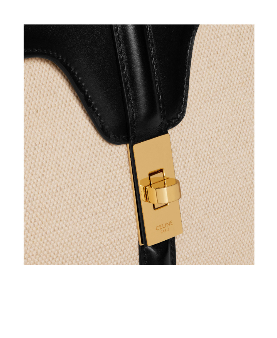 Celine Classique 16 Shoulder Bag In Nude