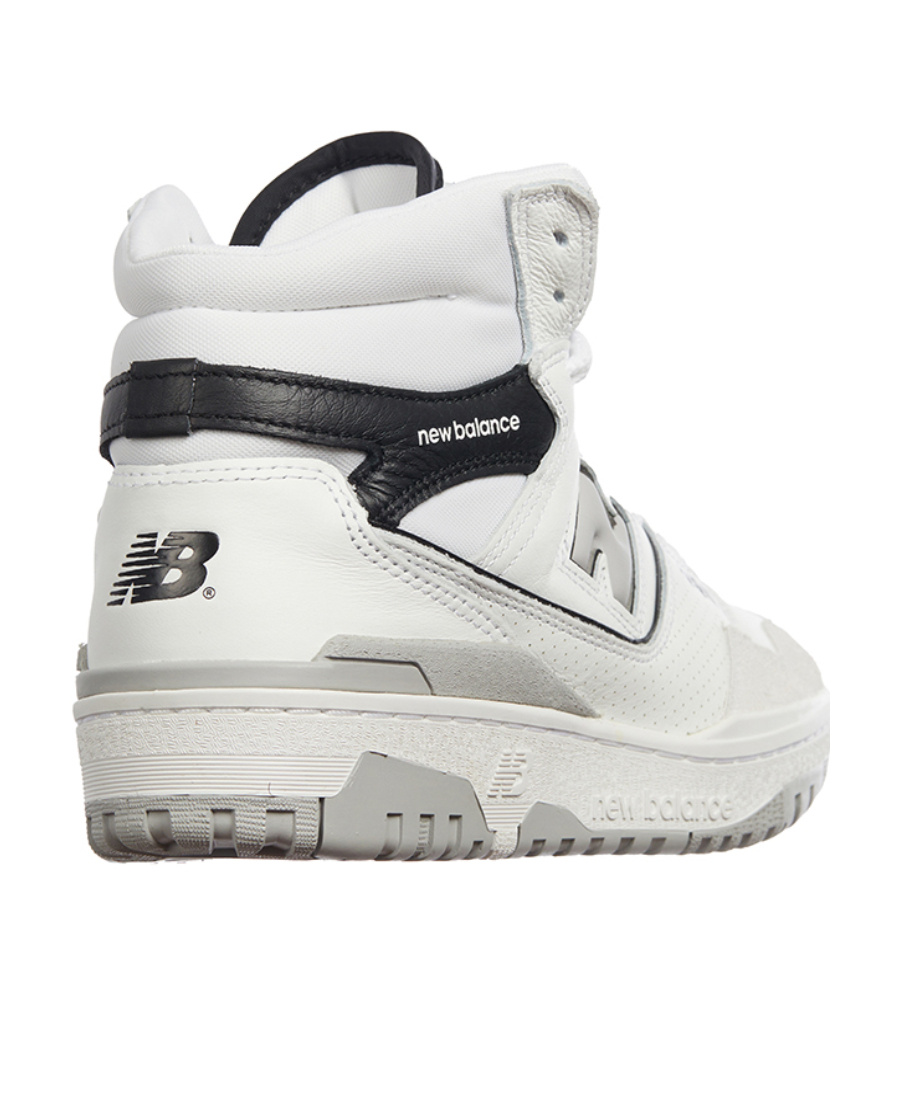 New Balance High-top Sneakers With Perforated Detailing In White