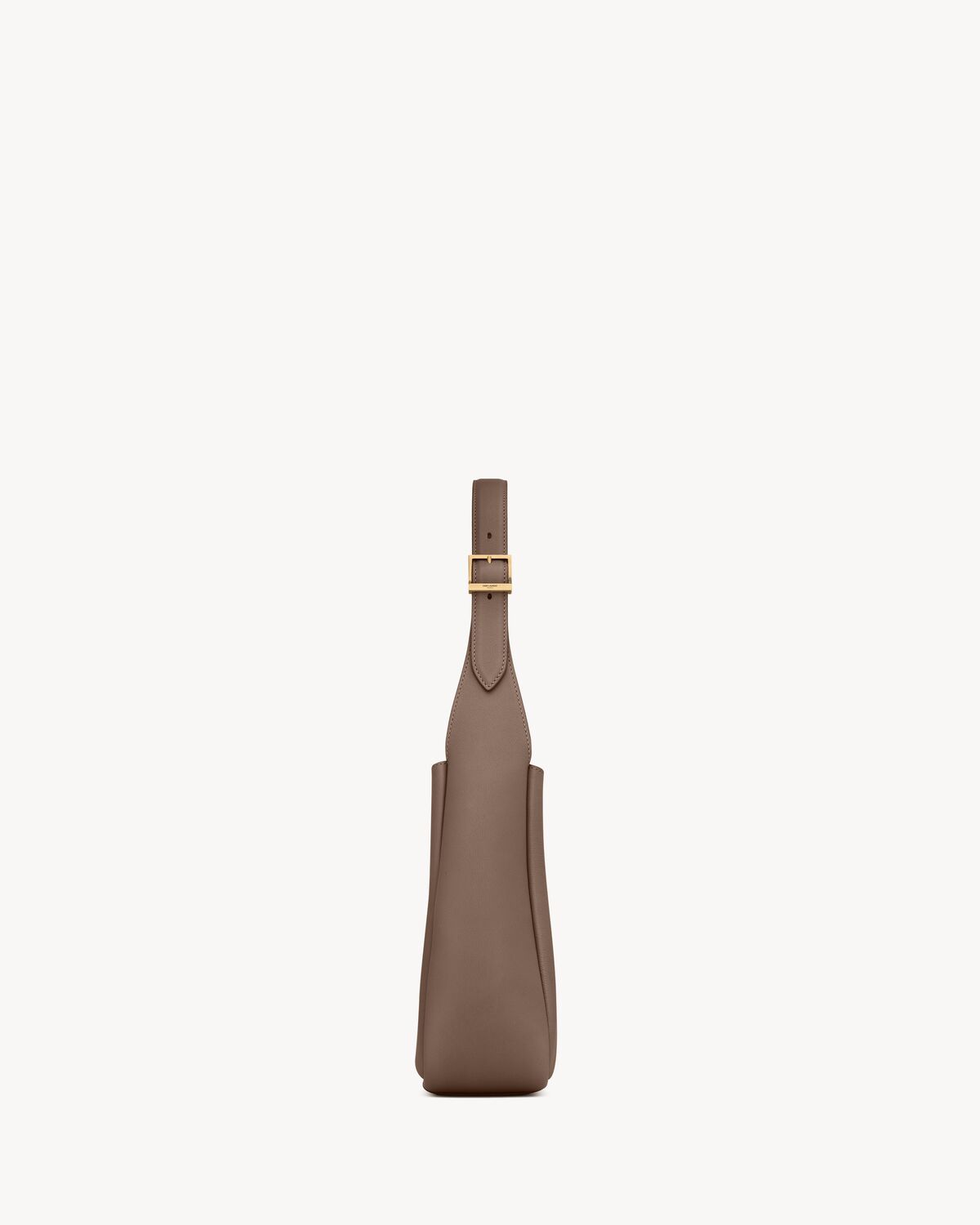 Saint Laurent Taupe Le 5 7 Supple Small Hobo
