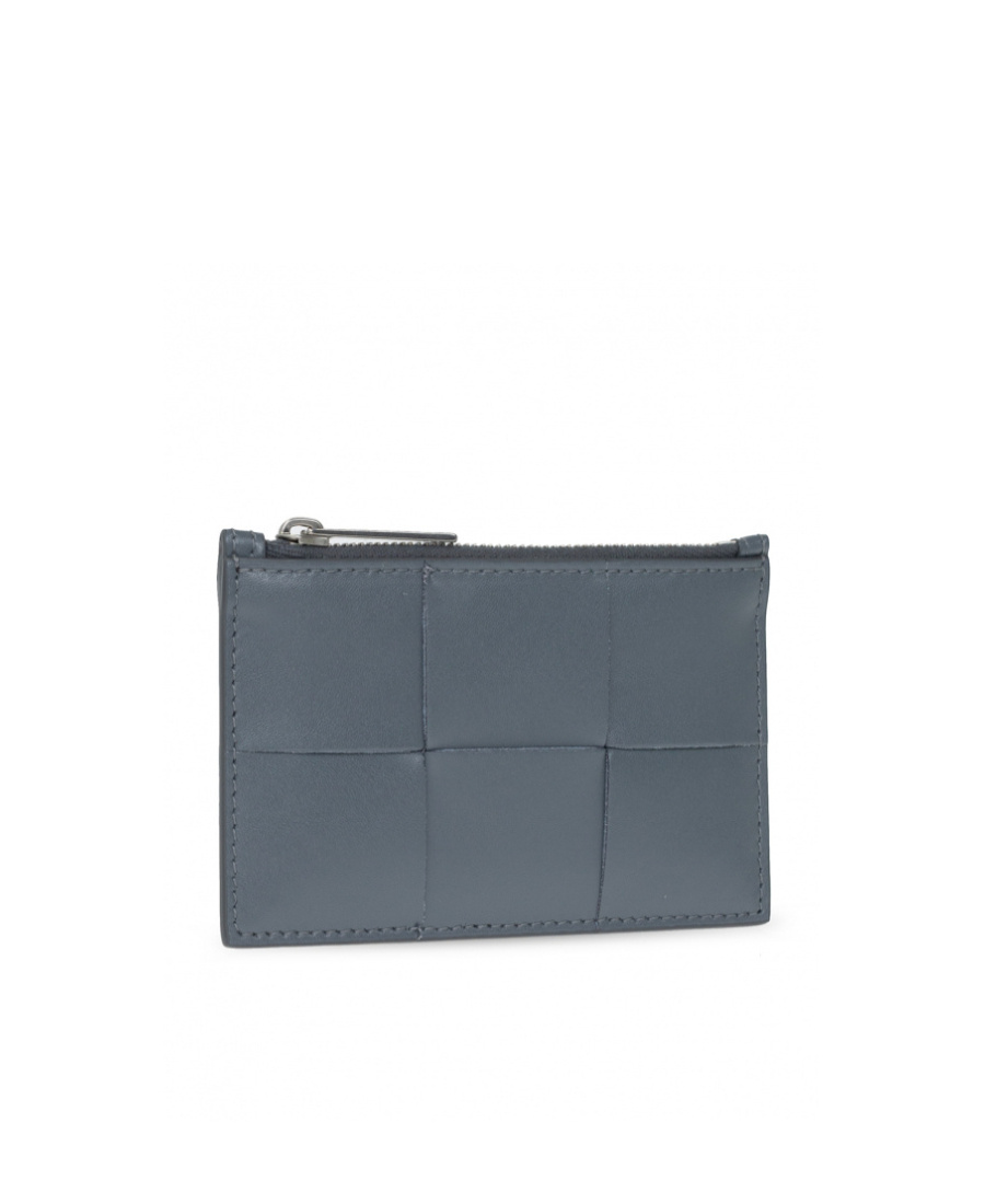 Bottega Veneta Intrecciato Card Holder In Green