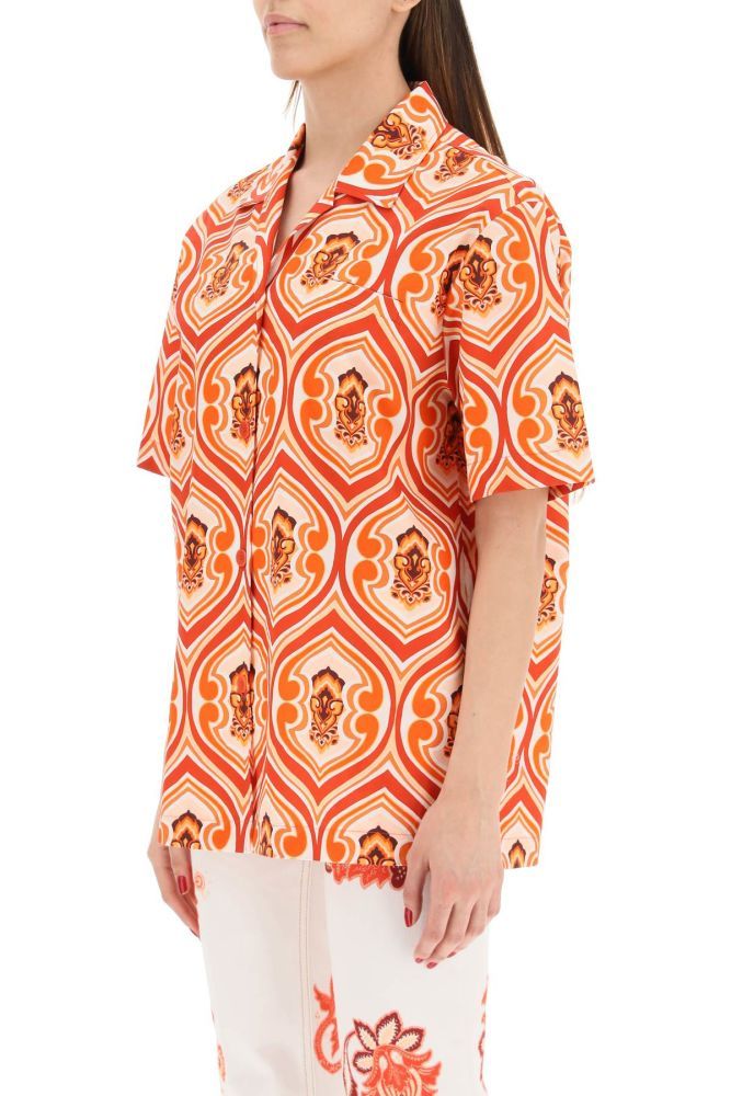 Etro Shirts In Orange