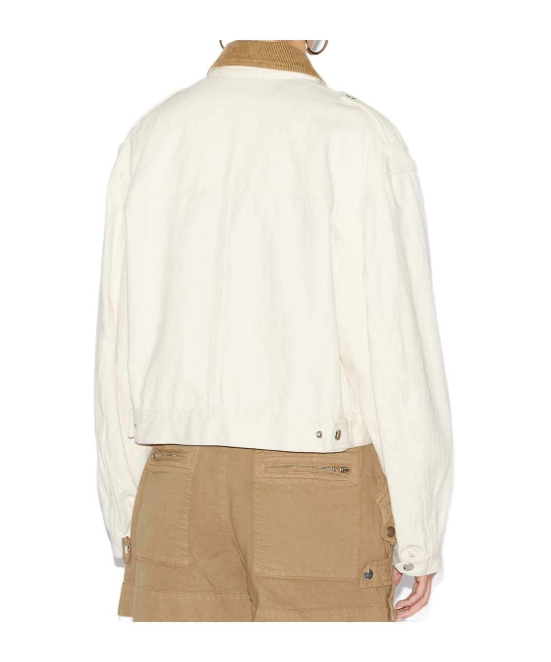 Isabel Marant Étoile Contrasting-collar Jacket In White