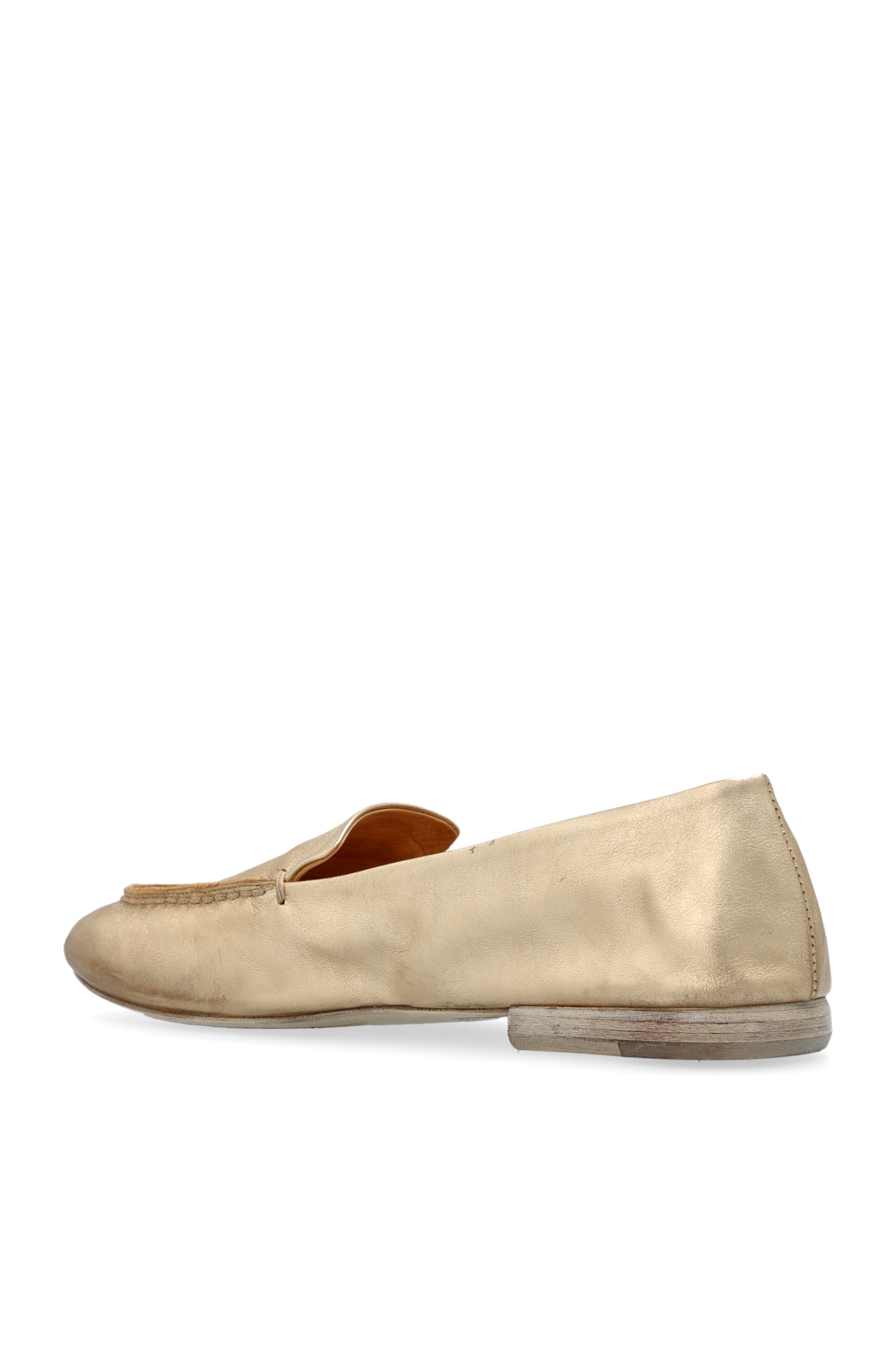 Marsèll Mandolo Leather Loafers In Gold