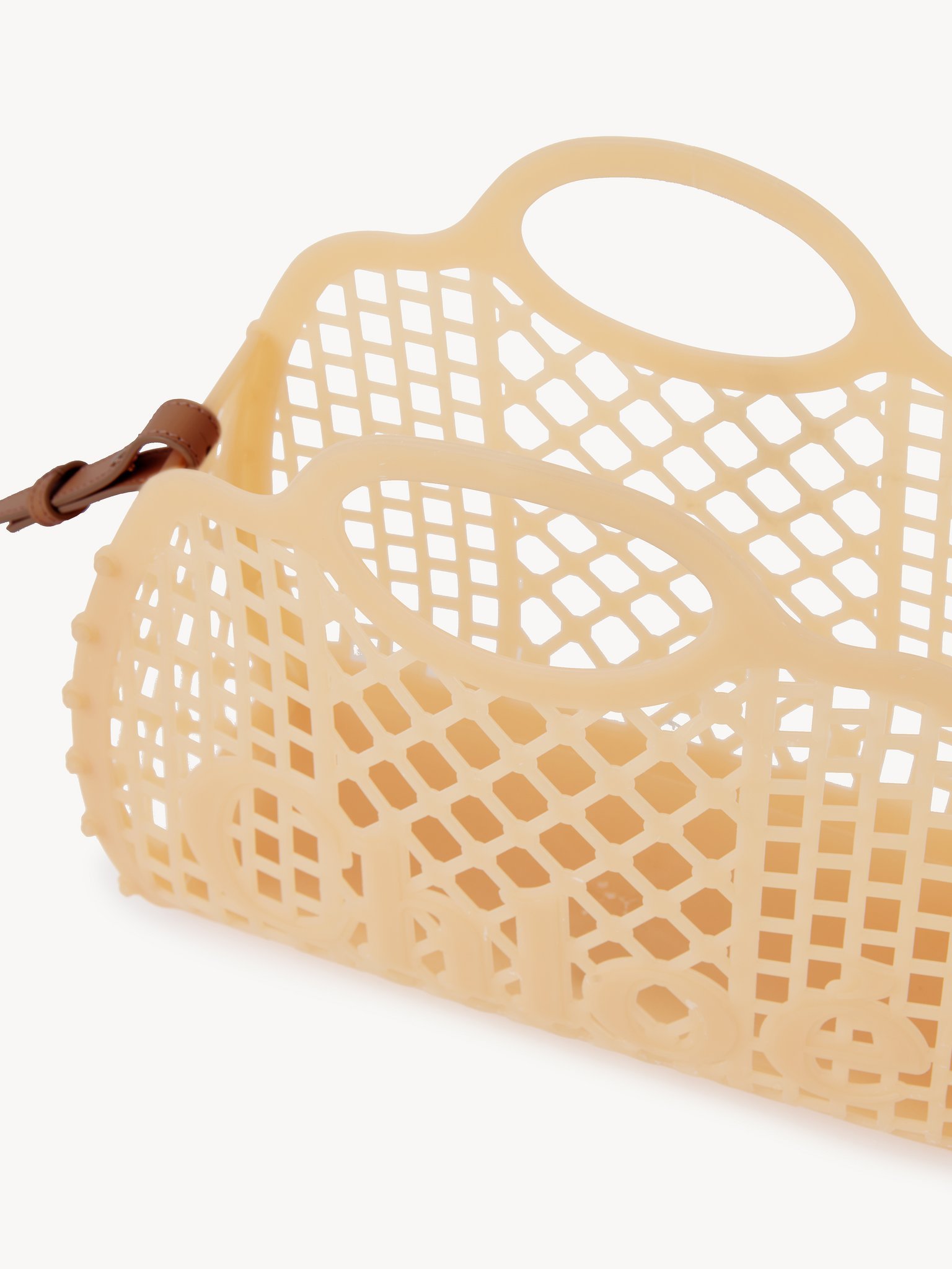 Chloé Cage Tote Bag In Jelly
