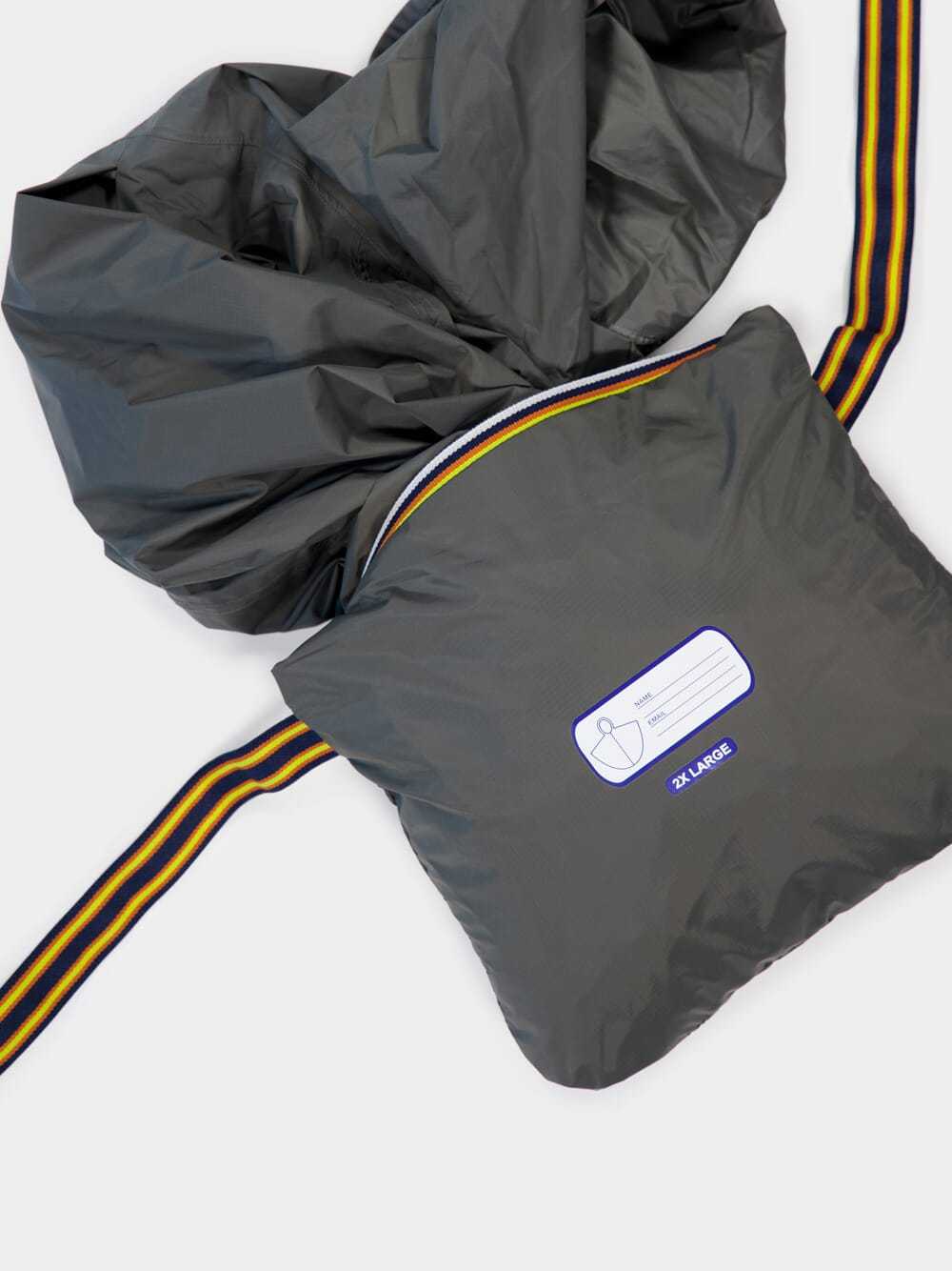 K-way Le Vrai 3.0 Rennes Zipped Jacket In Gray