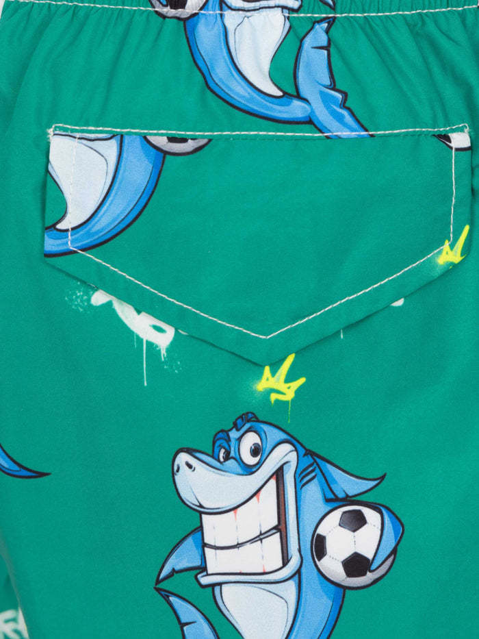 MC2 SAINT BARTH X CRYPTO PUPPETS JEAN LIGHTING SWIM SHORTS